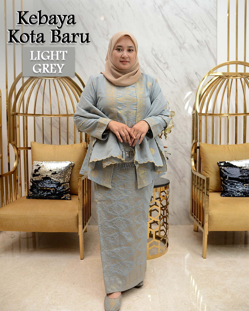 Hidaya Fabric Kebaya Kota Baru , XS TO 2XL Hidaya Fabric 