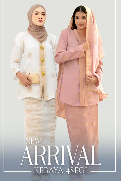 Hidaya Fabric Kebaya 4Segi , 2XL TO 5XL Hidaya Fabrics 