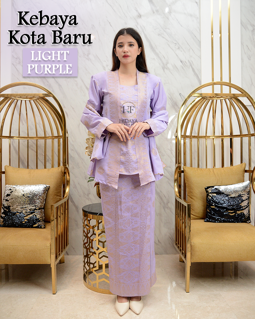 Hidaya Fabric Kebaya Kota Baru , XS TO 2XL Hidaya Fabric 