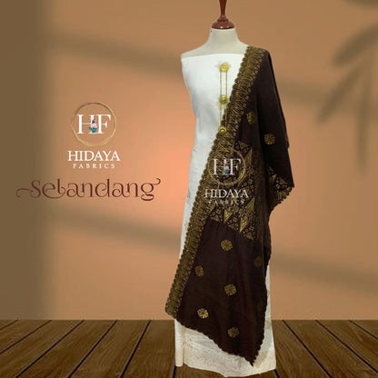 Hidaya Fabric Selandang Corak , 30 + Colors Hidaya Fabric 