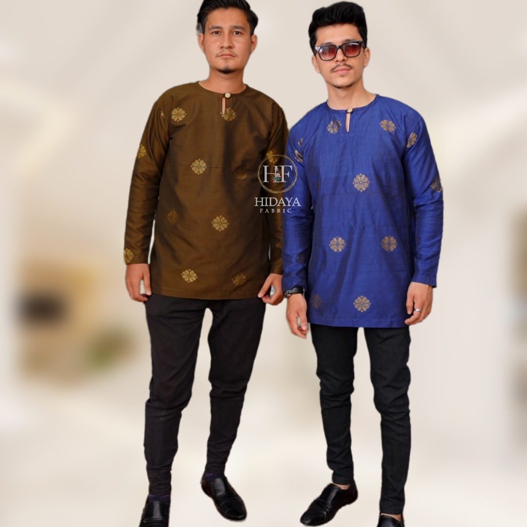 Hidaya Fabric Kurta Songket , 3XL TO 5XL Hidaya Fabrics 