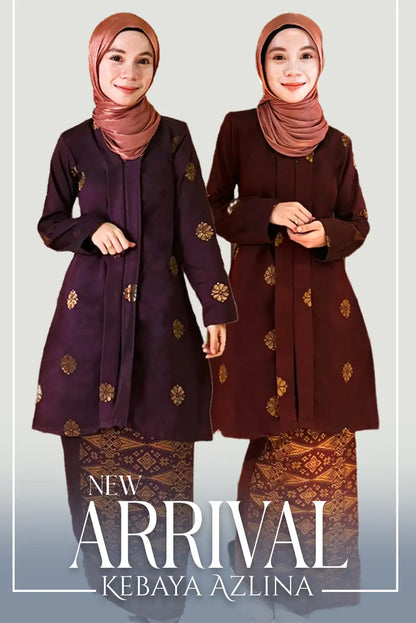 Hidaya Fabric Kebaya Azlina ! XS TO 2XL Hidaya Fabric 