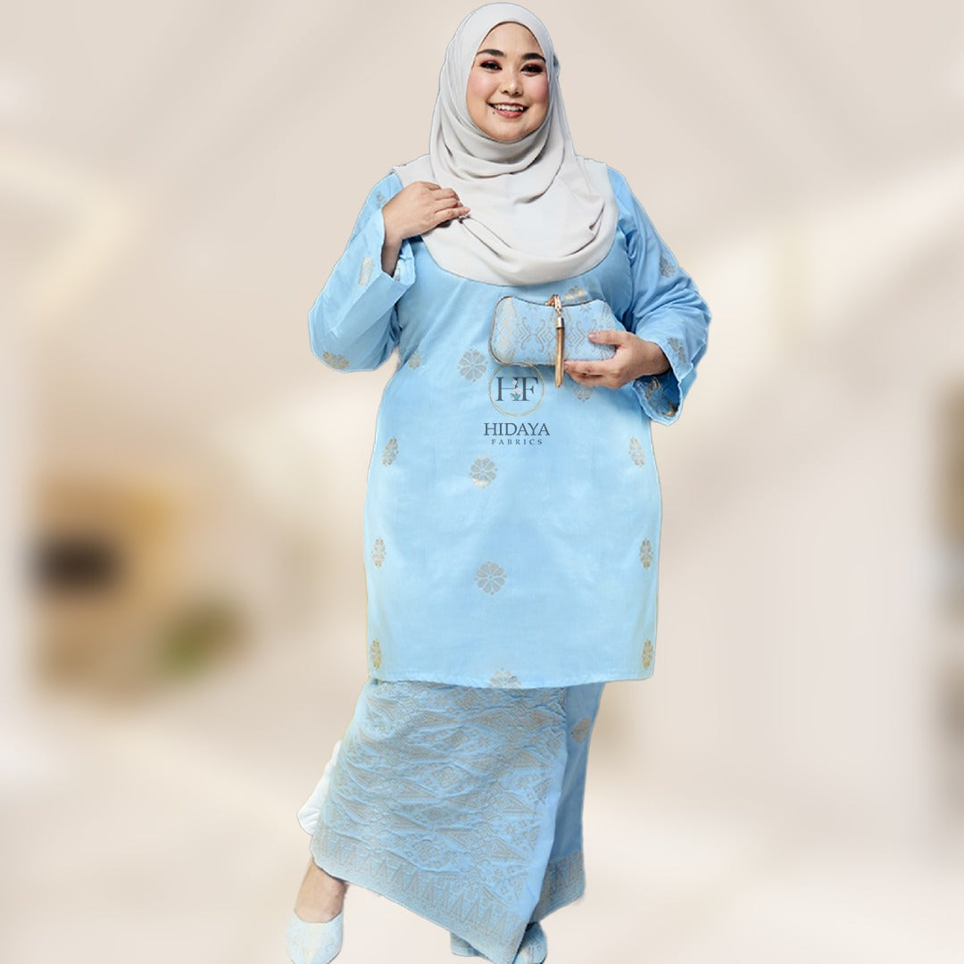 Hidaya Fabric Baju kurung Moden , 2XL TO 5XL Hidaya Fabrics 