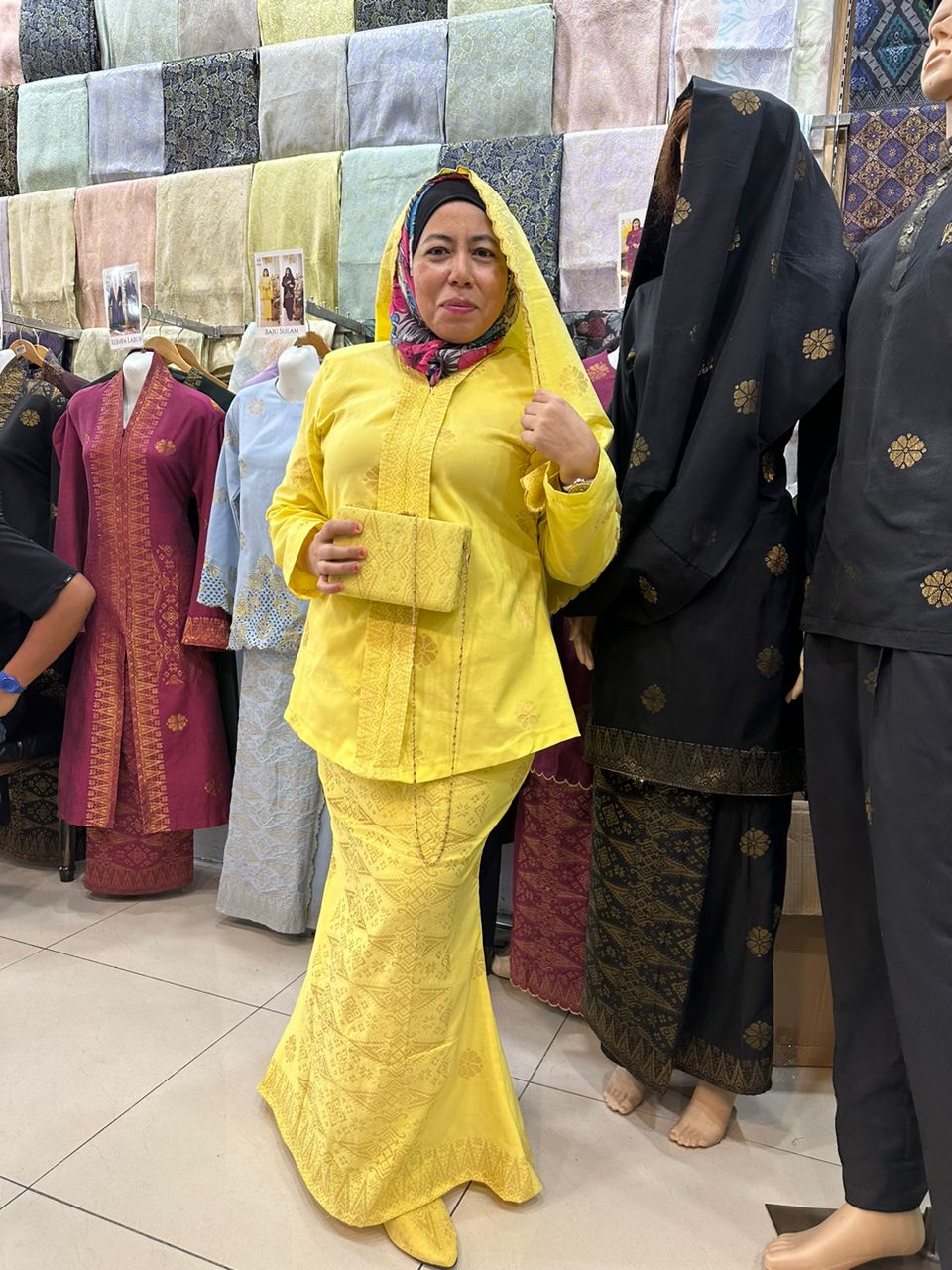 Hidaya Fabric Kebaya Biasa , 2XL TO 5XL Hidaya Fabrics 