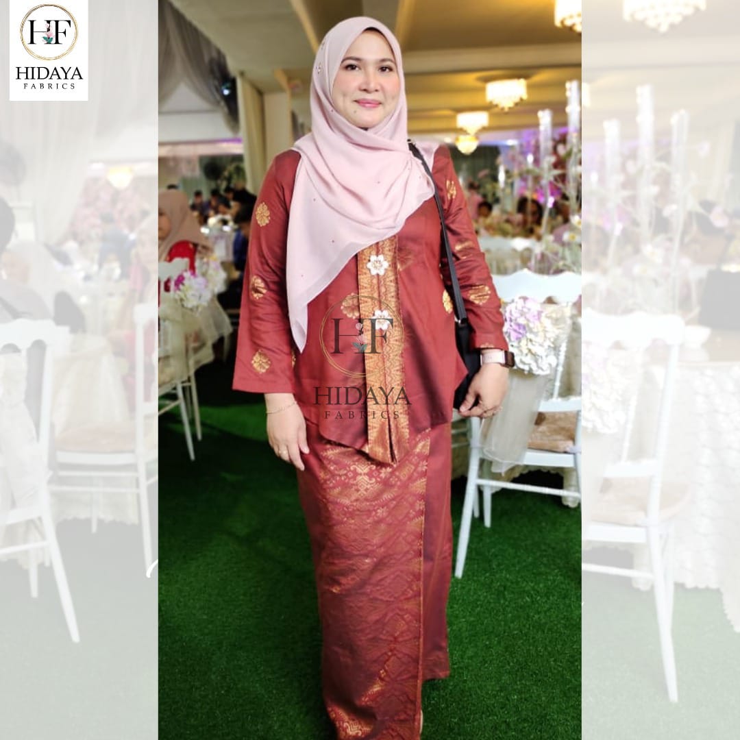 Hidaya Fabric Kebaya Biasa , 2XL TO 5XL Hidaya Fabrics 