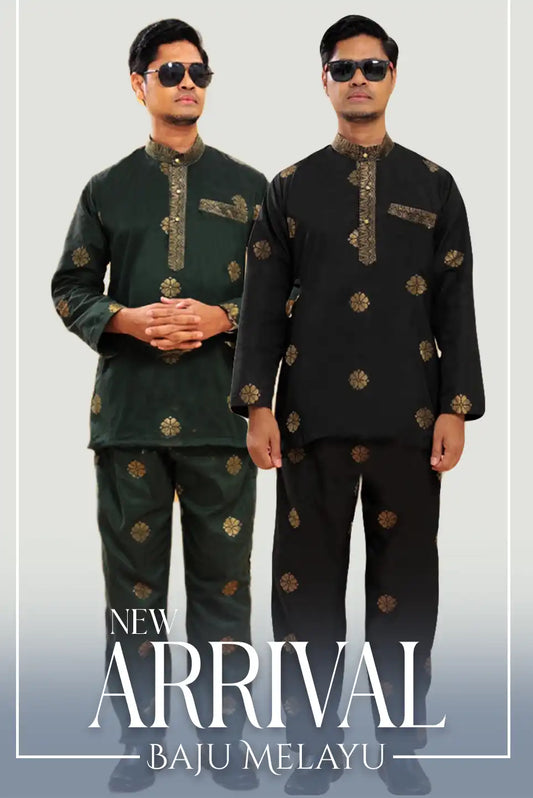 Hidaya Fabric Baju Melayu Men's Koleksi Hidaya Fabrics 