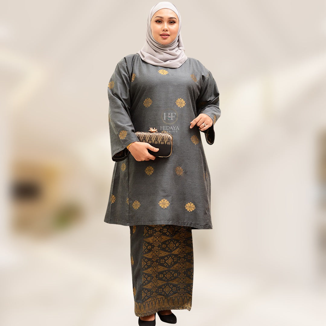 Hidaya Fabric Baju Kurung Pahang Songket - 2xl To 5xl Hidaya Fabrics Baju Kurung Pahang Songket - 2xl To 5xl