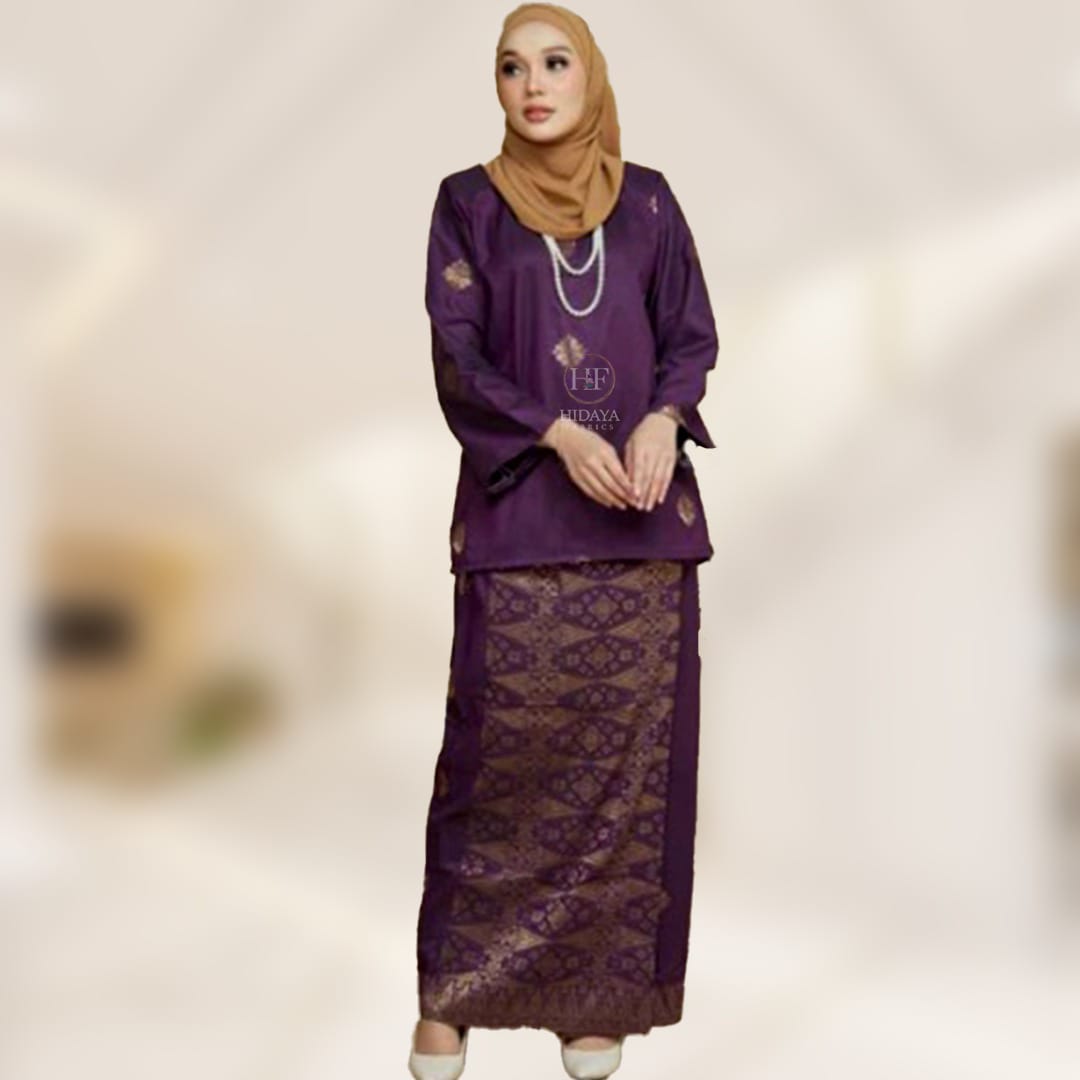 Hidaya Fabric Baju Kurung Mini , 2XL to 5XL Hidaya Fabrics 