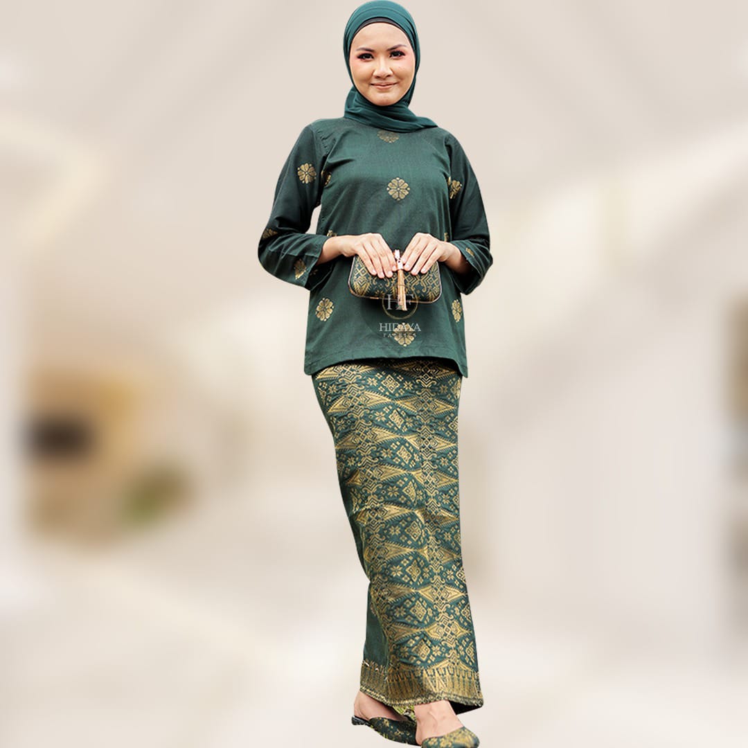 Hidaya Fabric Baju Kurung Kedah , XS To XL Hidaya Fabrics 