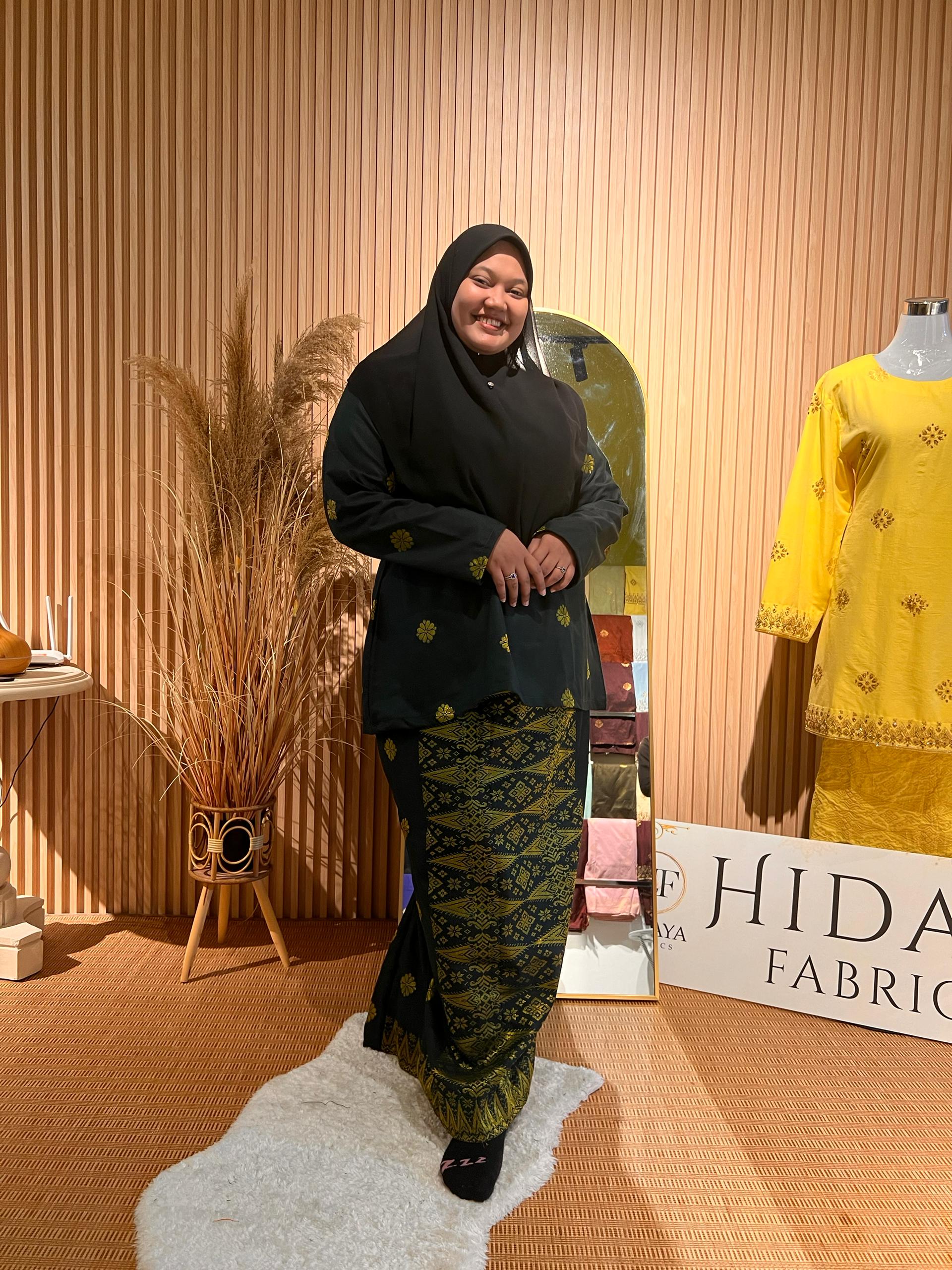 Hidaya Fabric Baju Kurung Kedah , XS To XL Hidaya Fabrics 