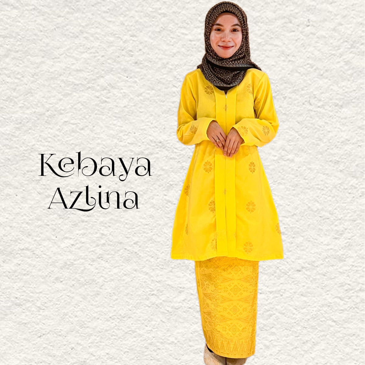 Hidaya Fabric Kebaya Azlina ! XS TO 2XL Hidaya Fabric 