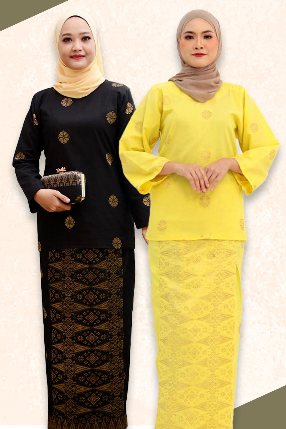 Hidaya Fabric Baju Kurung Kedah Songket, 2XL To 6XL Hidaya Fabrics 