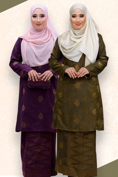 Hidaya Fabric Baju Kurung Pahang Songket - 2xl To 5xl Hidaya Fabrics Baju Kurung Pahang Songket - 2xl To 5xl