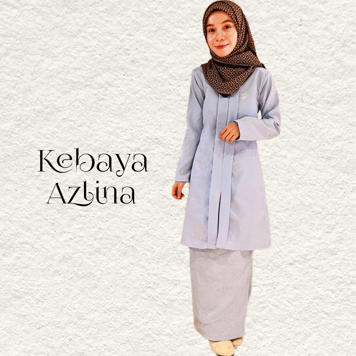 Hidaya Fabric Kebaya Azlina ! XS TO 2XL Hidaya Fabric 