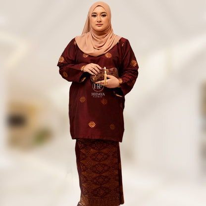 Hidaya Fabric Baju kurung Moden , 2XL TO 5XL Hidaya Fabrics 