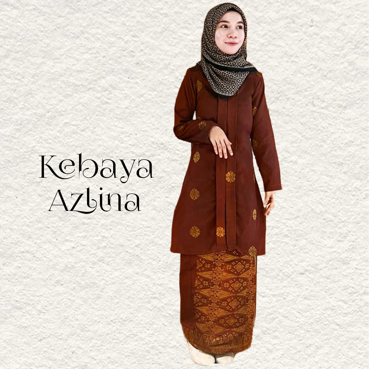 Hidaya Fabric Kebaya Azlina ! XS TO 2XL Hidaya Fabric 