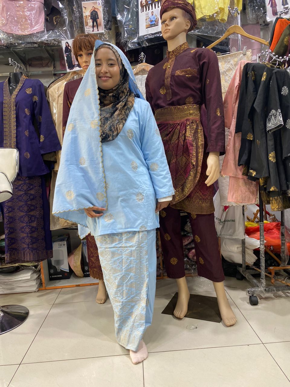 Hidaya Fabric Baju Kurung Mini , 2XL to 5XL Hidaya Fabrics 