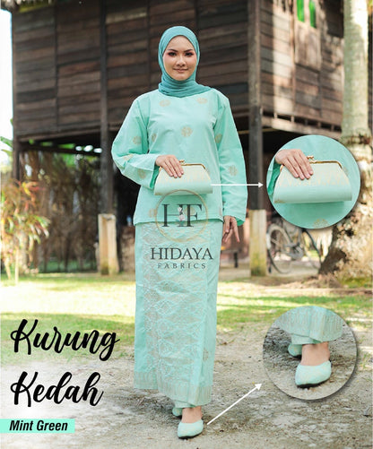 Hidaya Fabric Baju Kurung Kedah , 7XL To 10XL Hidaya Fabrics 