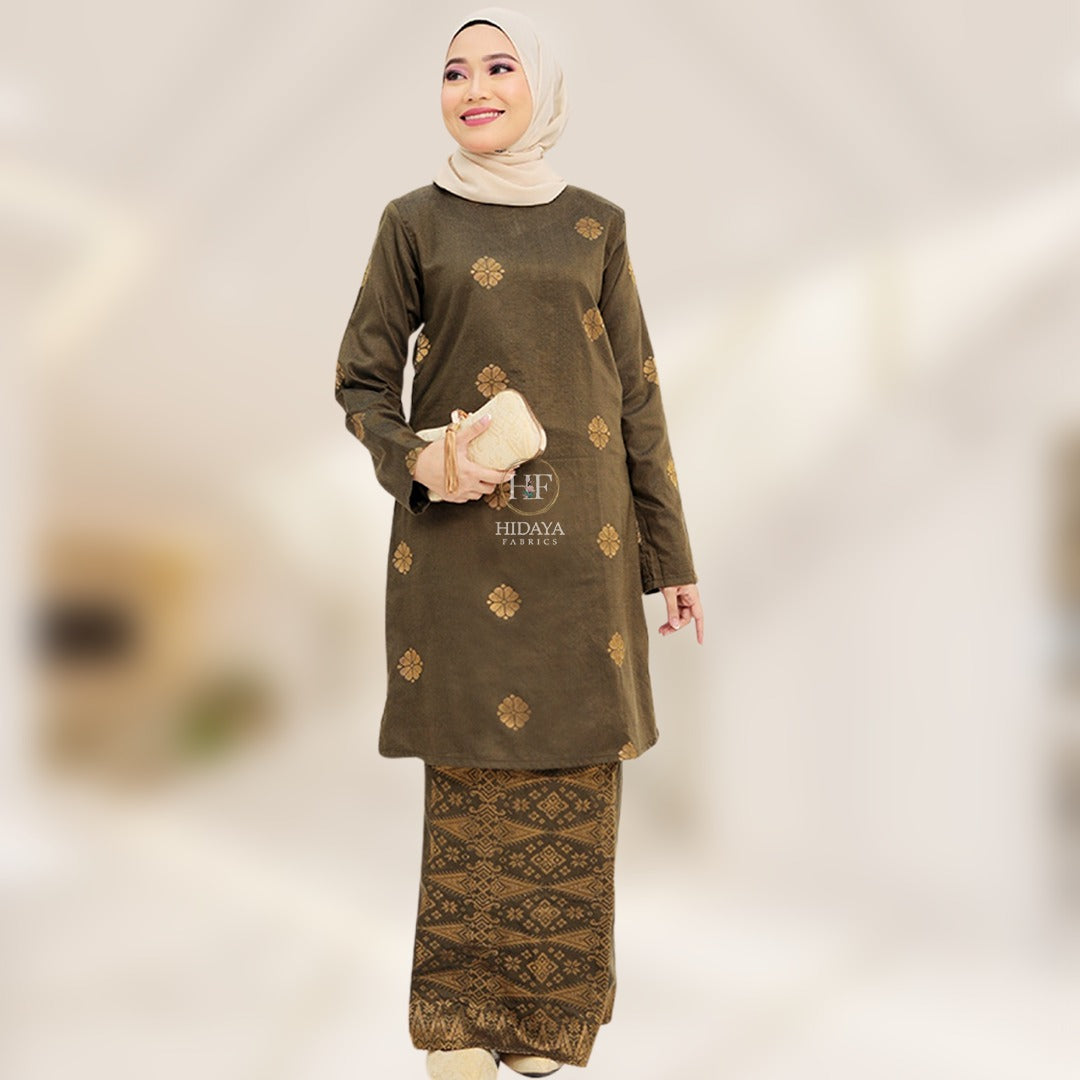 Hidaya Fabric Baju kurung Moden , XS TO XL Hidaya Fabrics baju kurung moden songket baju kurung songket kruung moden songket