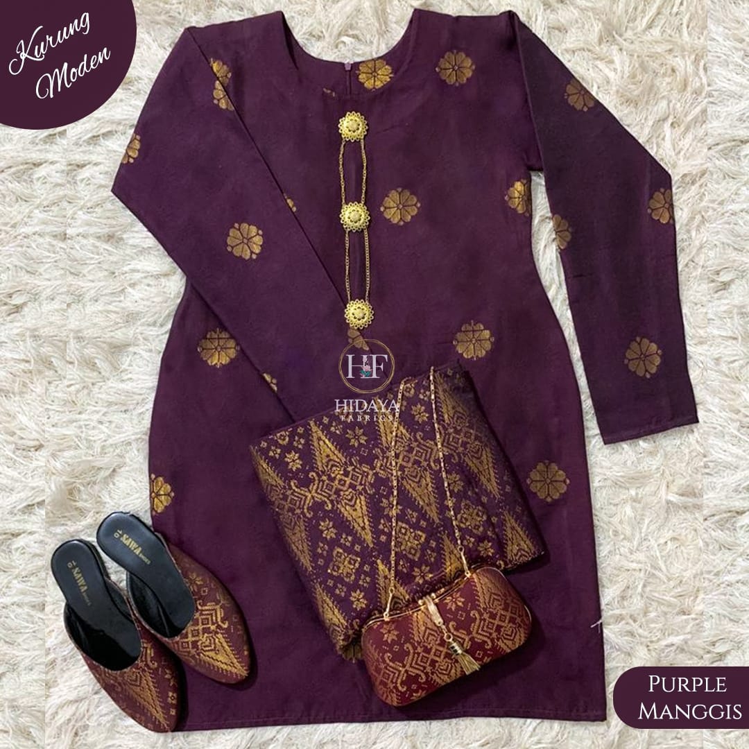 Baju Kurung Moden Songket Tenun