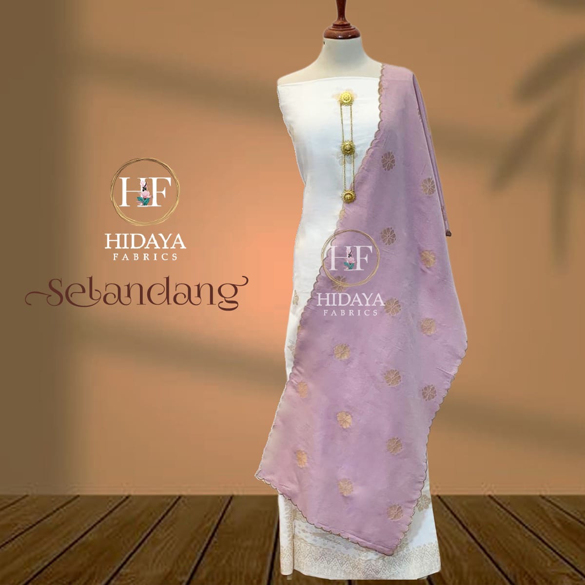 Hidaya Fabric Selandang 30 + Colors Hidaya Fabric 