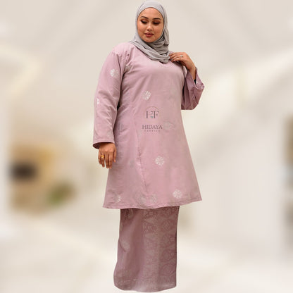 Hidaya Fabric Kurung Pahang Extra Size , 11xl to 12xl Hidaya Fabrics baju kurung pahang moden songket cotton kurung