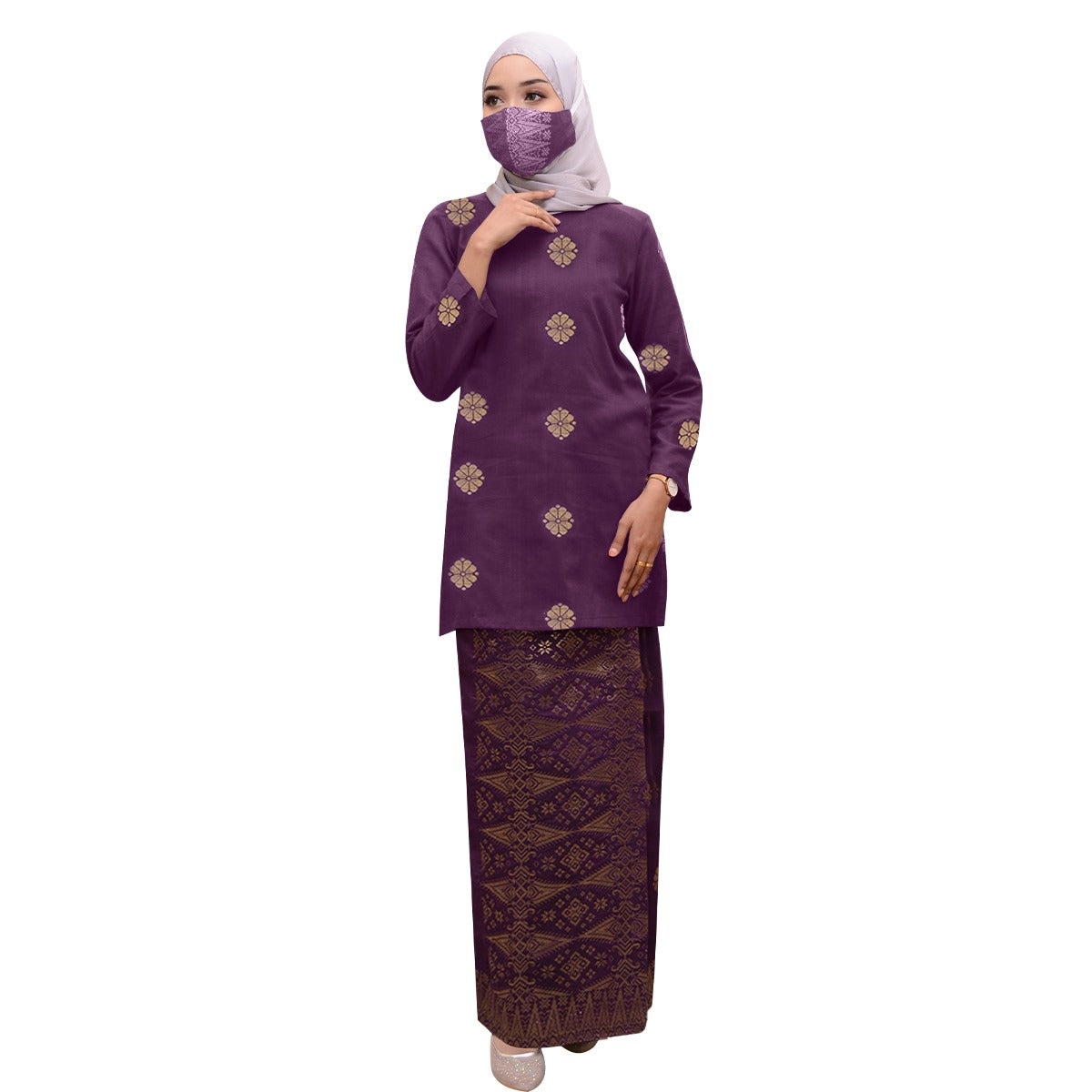 Hidaya Fabric Baju Kurung Mini , 2XL to 5XL Hidaya Fabrics 