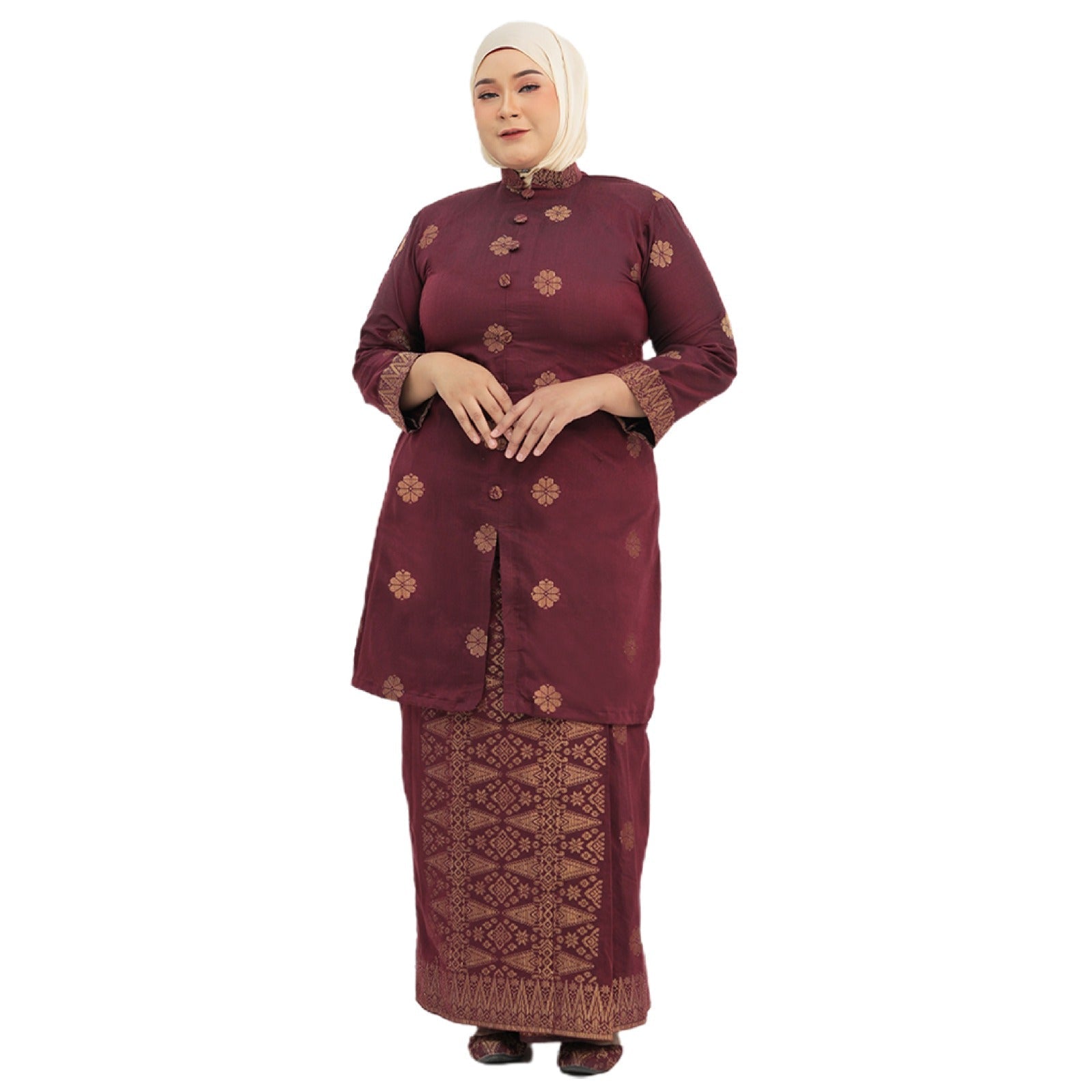 Hidaya Fabric Kebarung Sofia , 2XL TO 6XL Hidaya Fabrics 