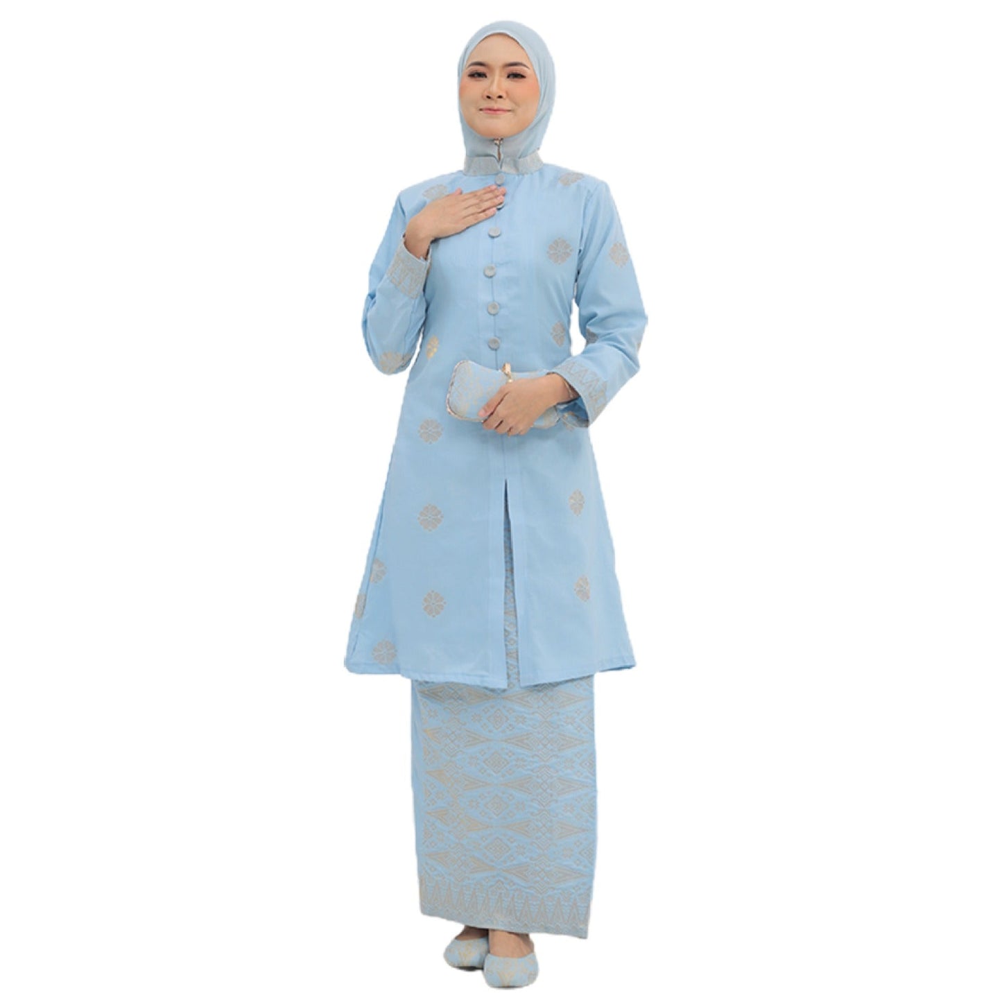 Hidaya Fabric Kebarung Sofia , 2XL TO 6XL Hidaya Fabrics 