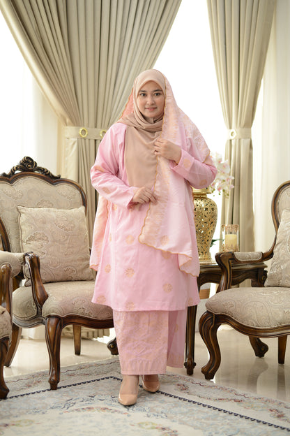 Hidaya Fabric Kurung Pahang Extra Size , 11xl to 12xl Hidaya Fabrics baju kurung pahang moden songket cotton kurung