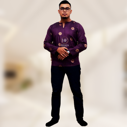 Hidaya Fabric Kurta Songket , 3XL TO 5XL Hidaya Fabrics 