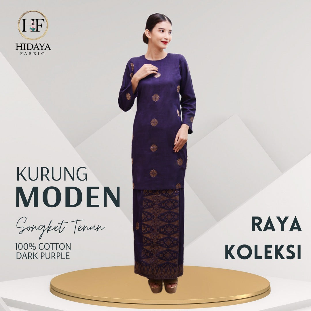 Hidaya Fabric Baju kurung Moden , 11xl to 12xl Hidaya Fabrics 