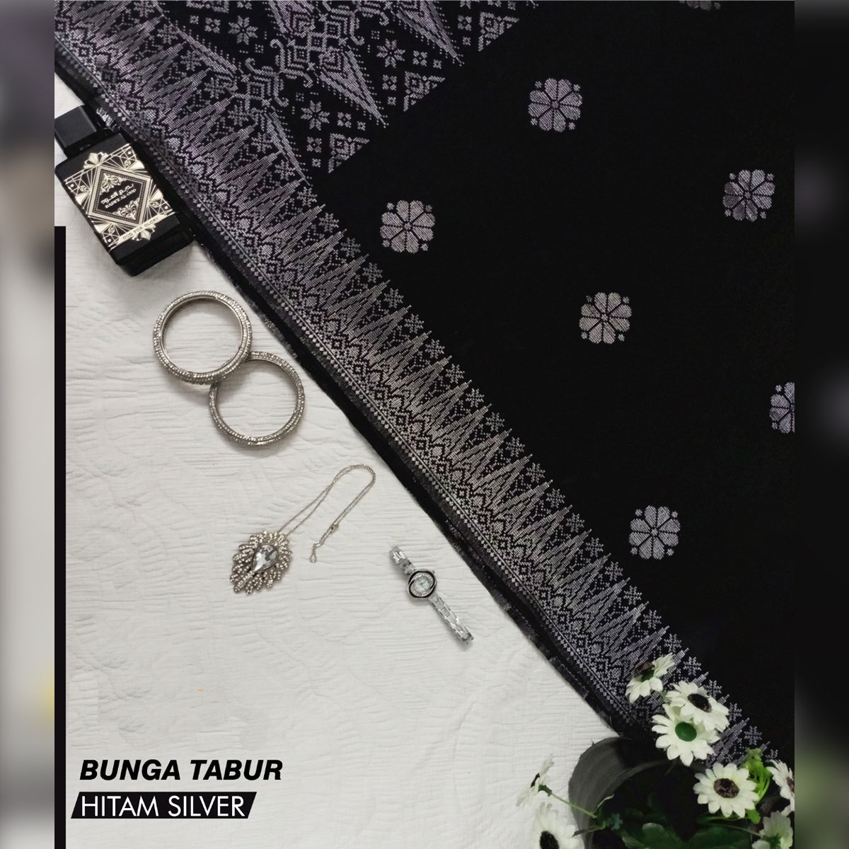 Hidaya Fabric Selandang Corak , 30 + Colors Hidaya Fabric 