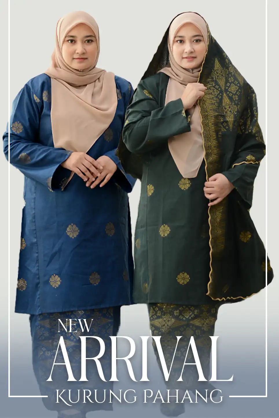 Hidaya Fabric Kurung Pahang Extra Size , 11xl to 12xl Hidaya Fabrics baju kurung pahang moden songket cotton kurung