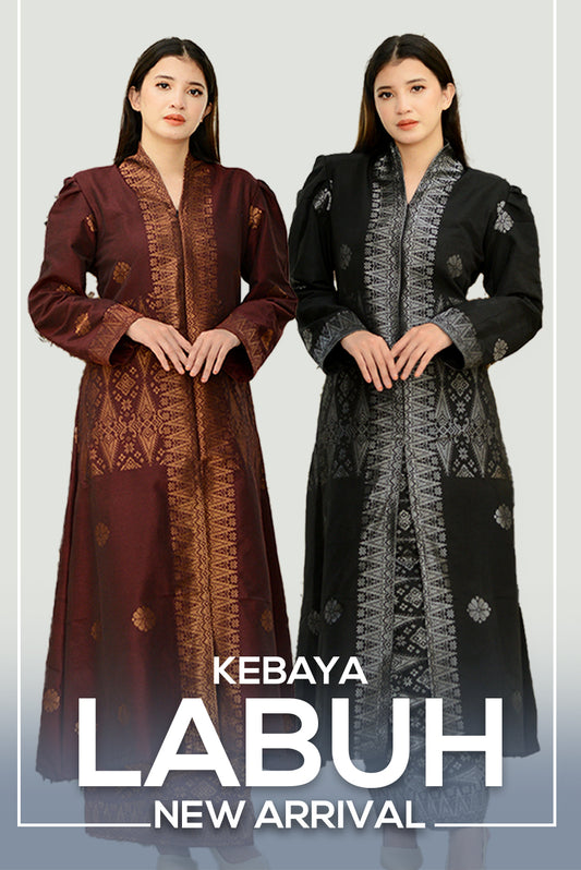 baju kebaya labuh moden songket