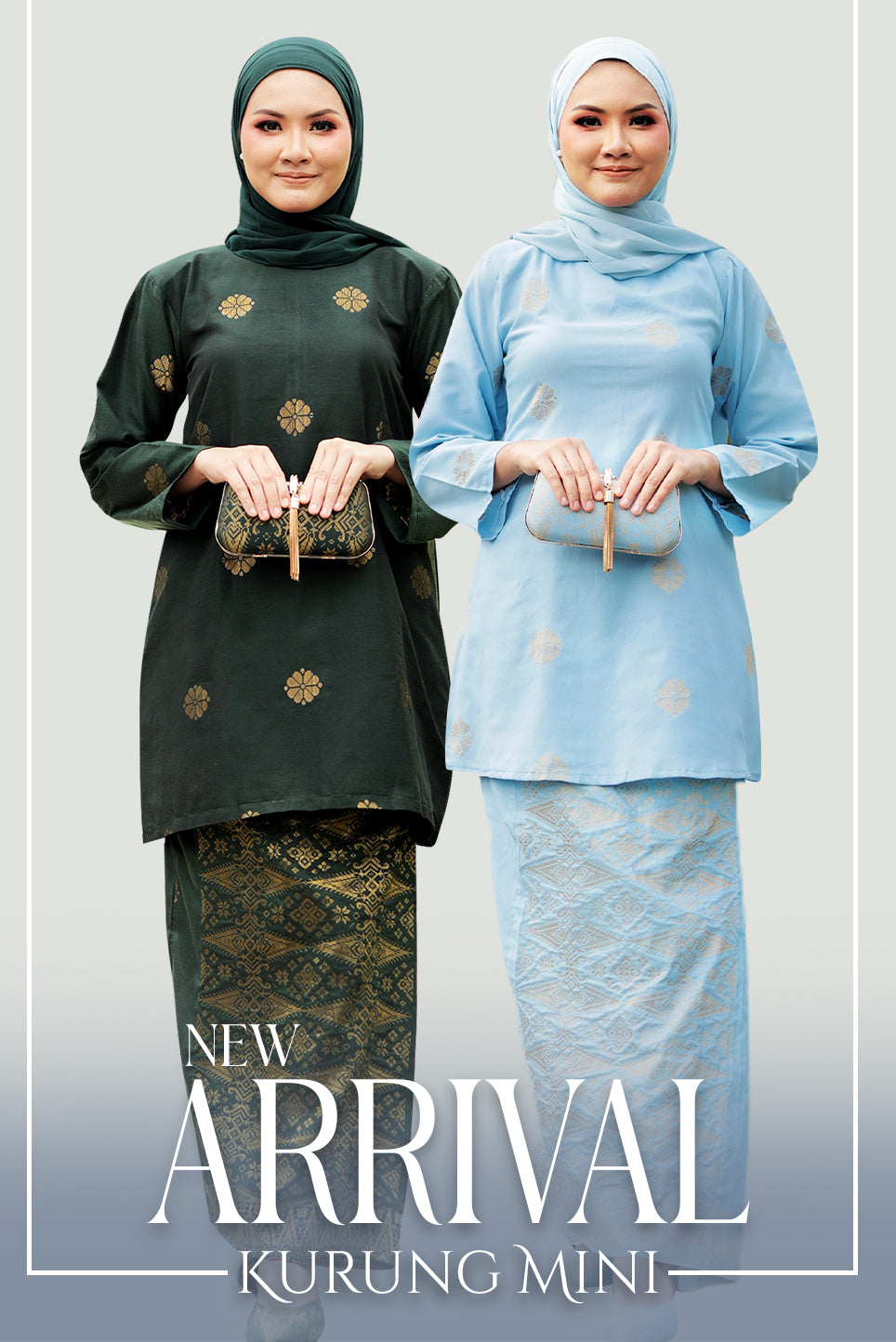 Hidaya Fabric Baju Kurung Mini Songket, 6XL To 10XL Hidaya Fabrics baju kurung plus size