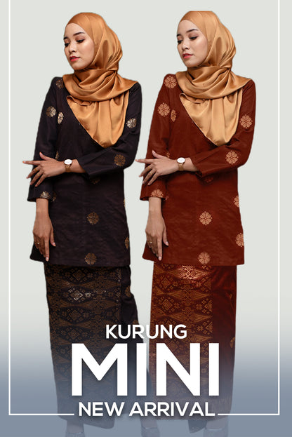 Baju Kurung Mini Moden Songket Tenun