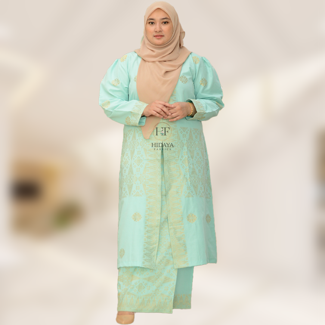 Hidaya Fabric Kebaya Hidaya Labuh, 2XL TO 6XL Hidaya Fabric 