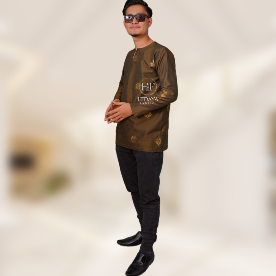 Hidaya Fabric Kurta Songket , 3XL TO 5XL Hidaya Fabrics 