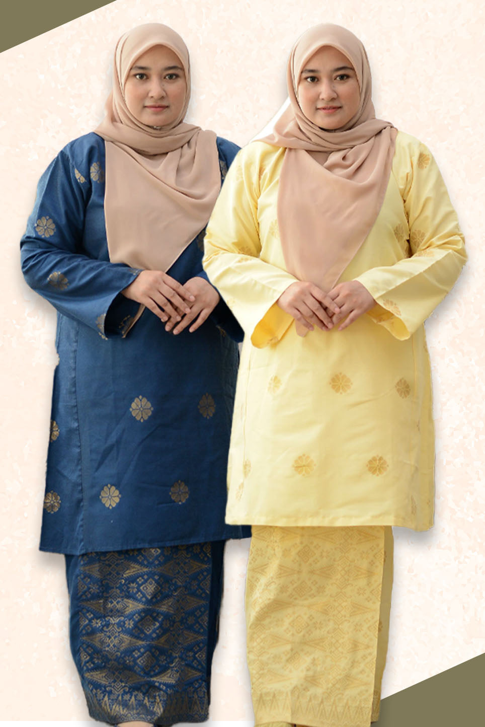 Hidaya Fabric Kurung Pahang Extra Size , 11xl to 12xl Hidaya Fabrics baju kurung pahang moden songket cotton kurung