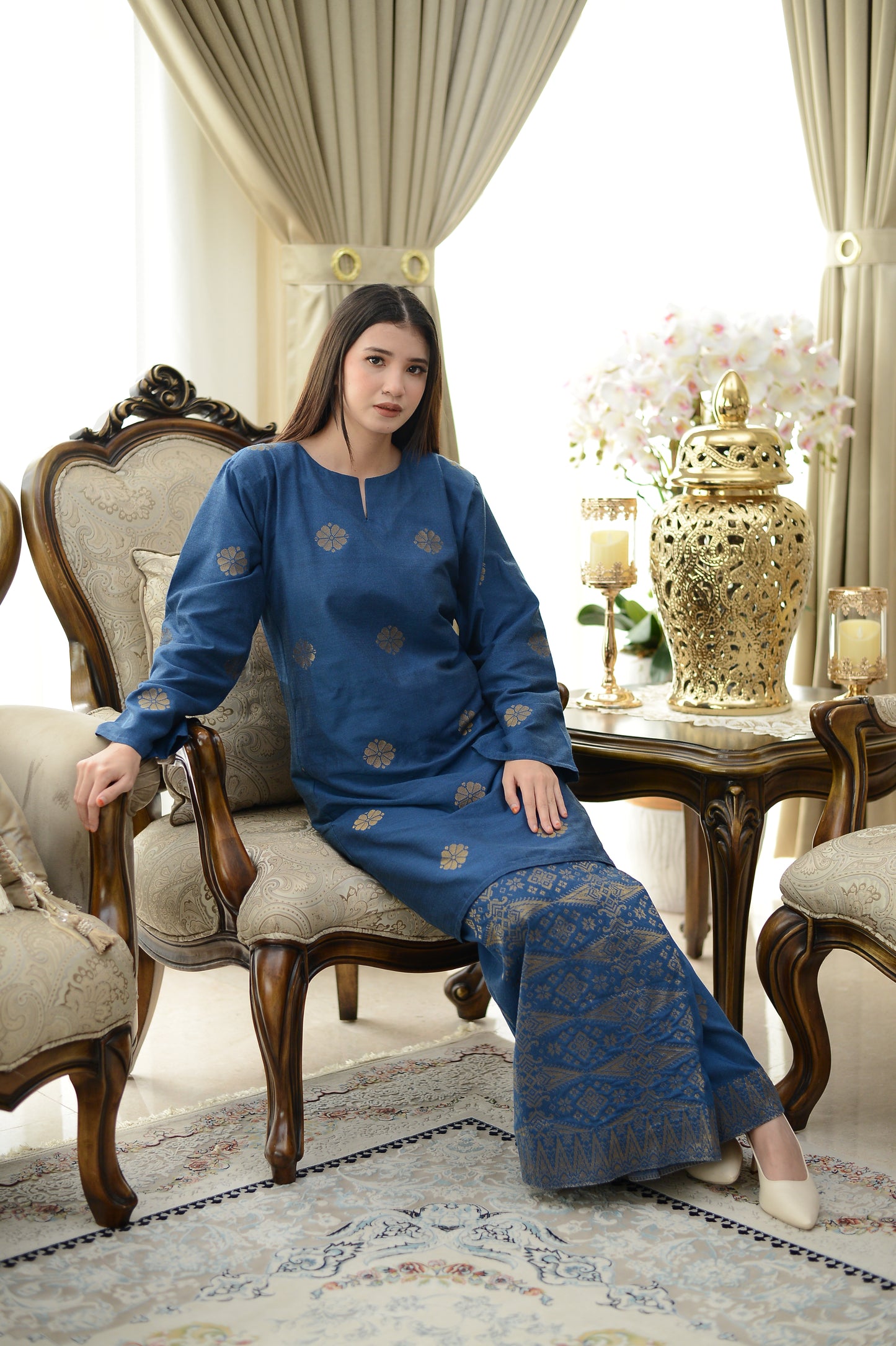 Hidaya Fabric Baju Kurung Pahang Songket - 2xl To 5xl Hidaya Fabrics Baju Kurung Pahang Songket - 2xl To 5xl