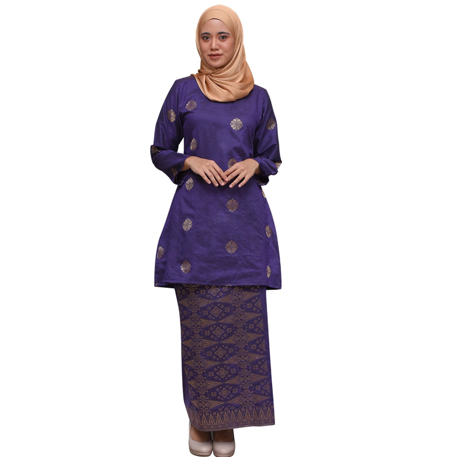 Baju Kurung Riau Moden Songket Tenun